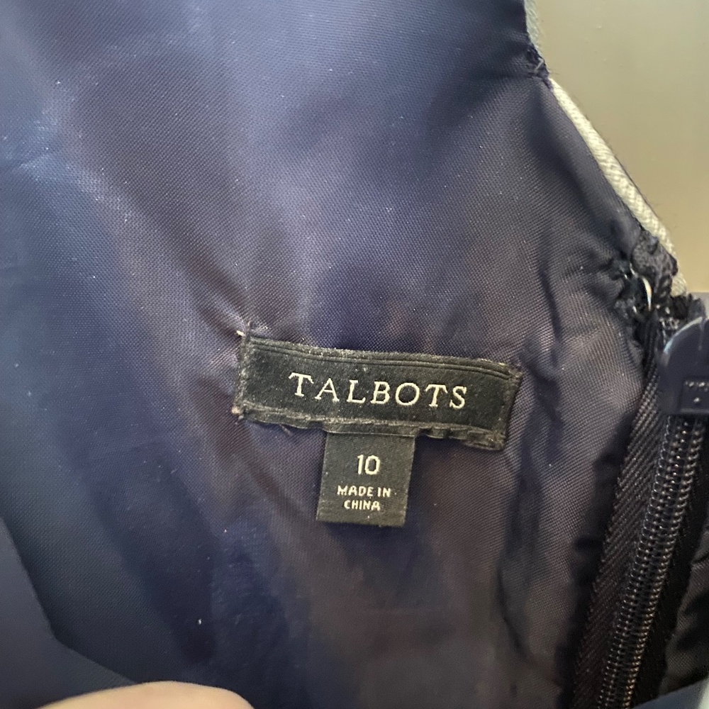 Talbots Black And White Dress - image 3